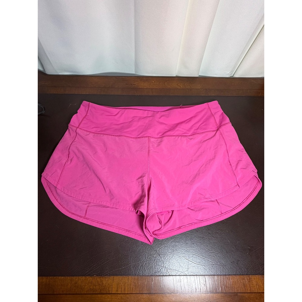 Lululemon Speed Up High Rise Shorts 2.5 Sonic Pink Size 14 Lined W7BH8S